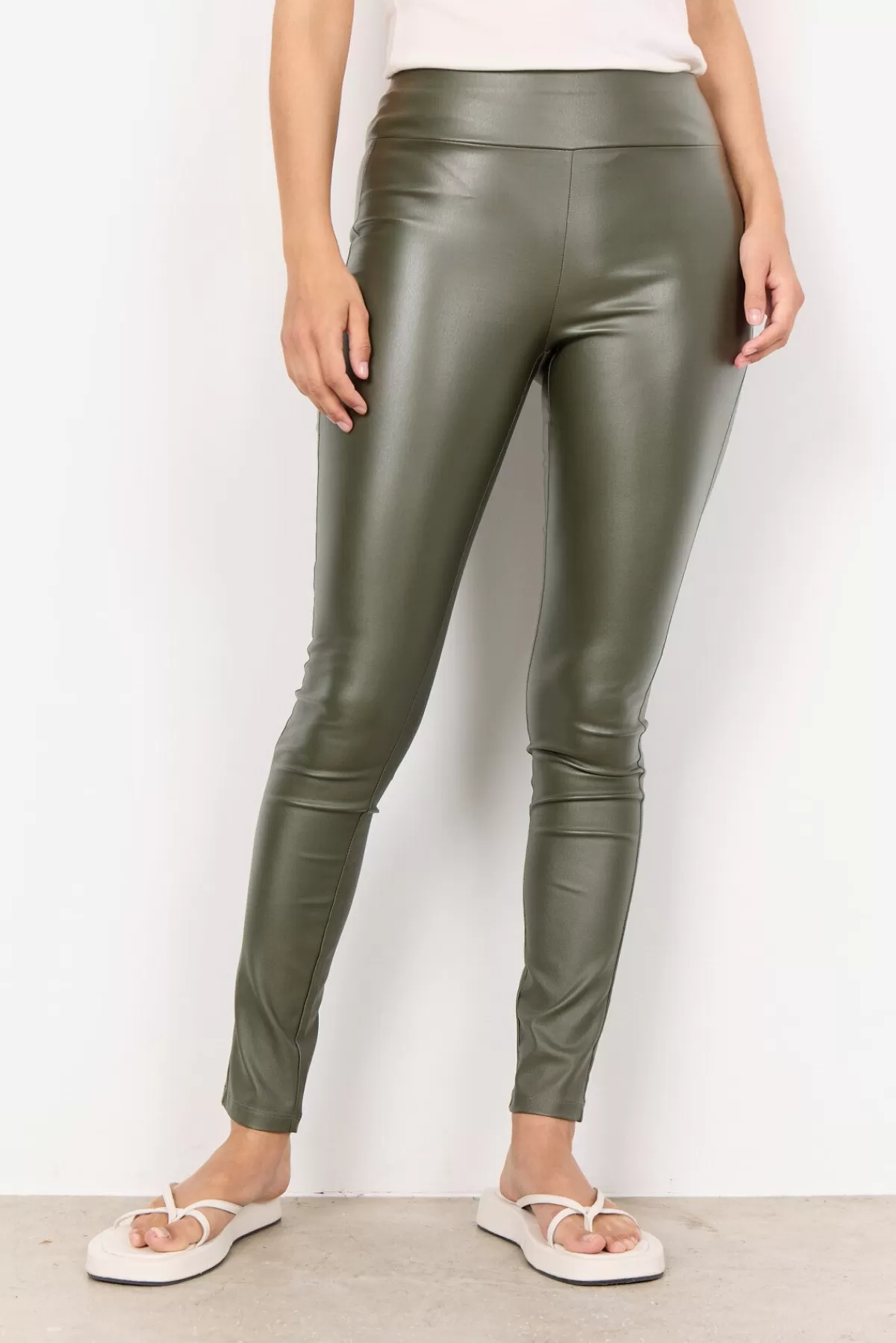 Soyaconcept Pants-SC-PAM 9-B Pants Olive