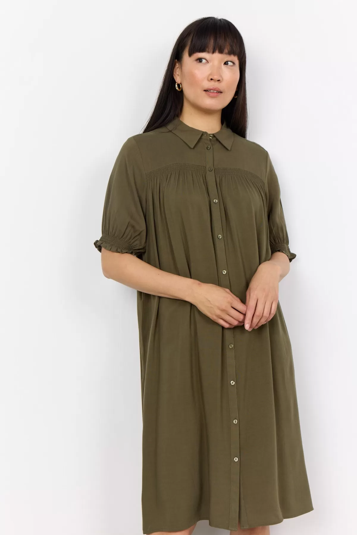 Soyaconcept Dresses-SC-RADIA 198 Dress Olive