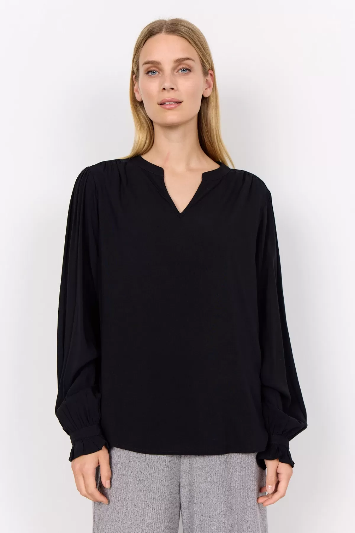 Soyaconcept Blouses And Shirts-SC-RADIA 199 Blouse Black