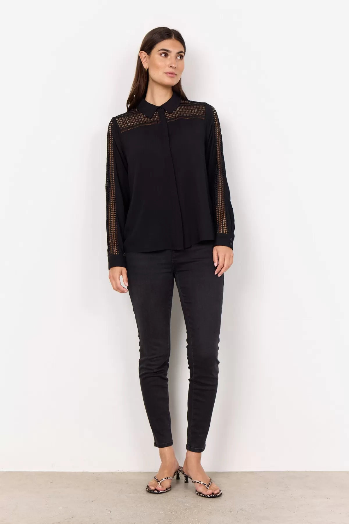 Soyaconcept Blouses And Shirts-SC-RADIA 201 Shirt Black