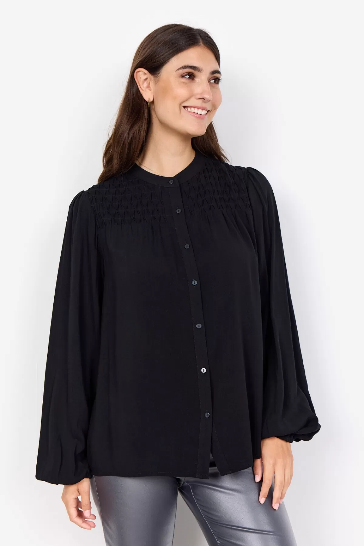 Soyaconcept Blouses And Shirts-SC-RADIA 202 Shirt Black