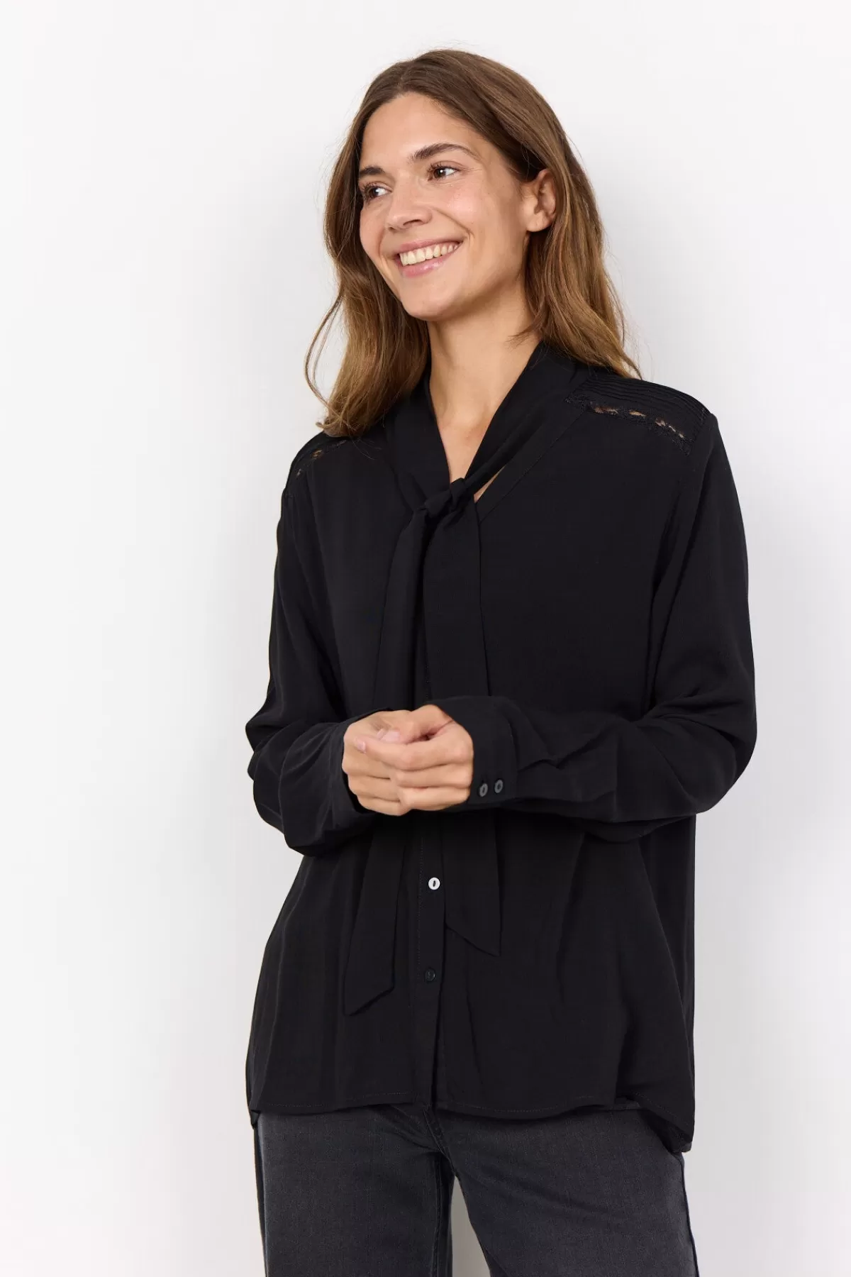 Soyaconcept Blouses And Shirts-SC-RADIA 203 Shirt Black