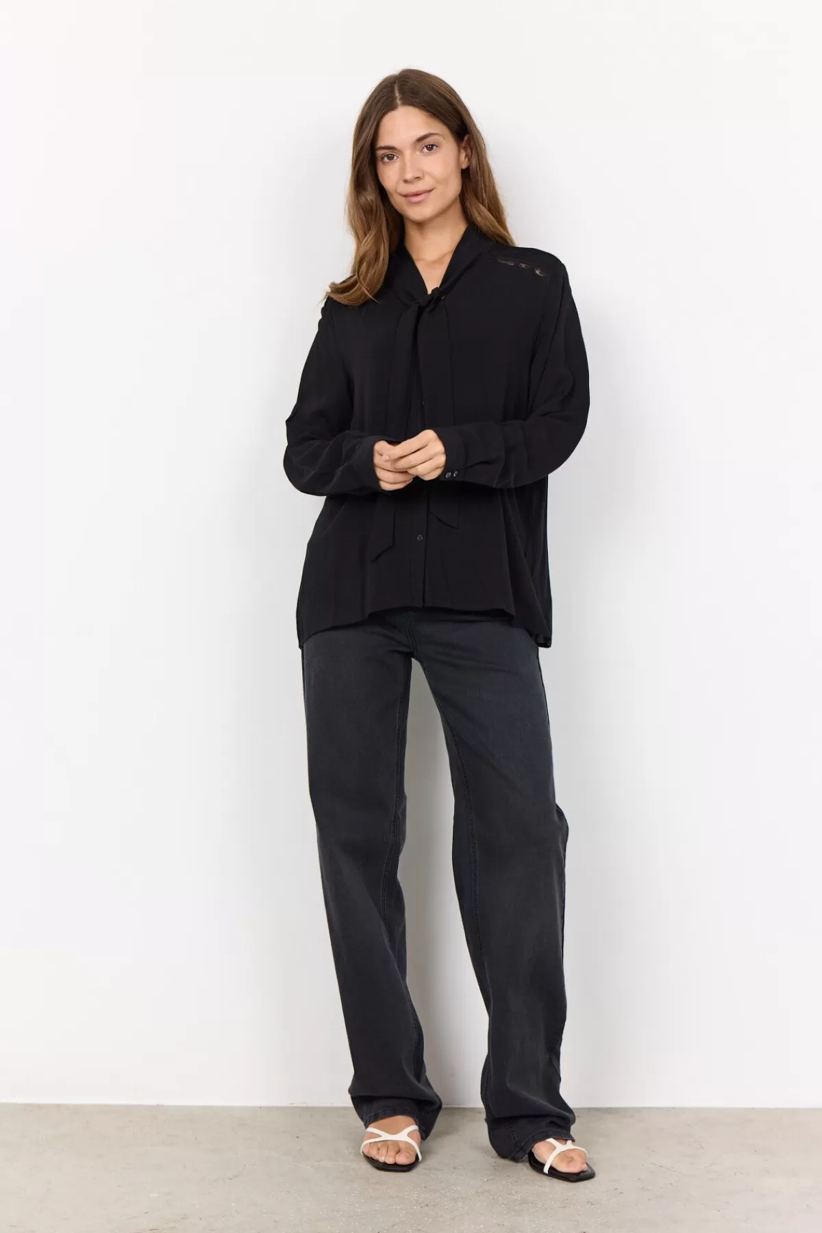 Soyaconcept Blouses And Shirts-SC-RADIA 203 Shirt Black