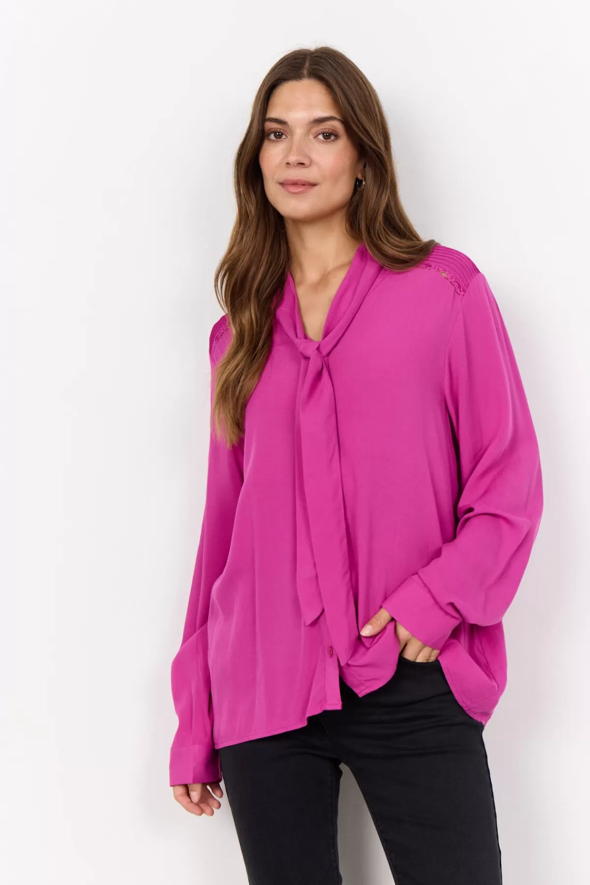 Soyaconcept Blouses And Shirts-SC-RADIA 203 Shirt Pink