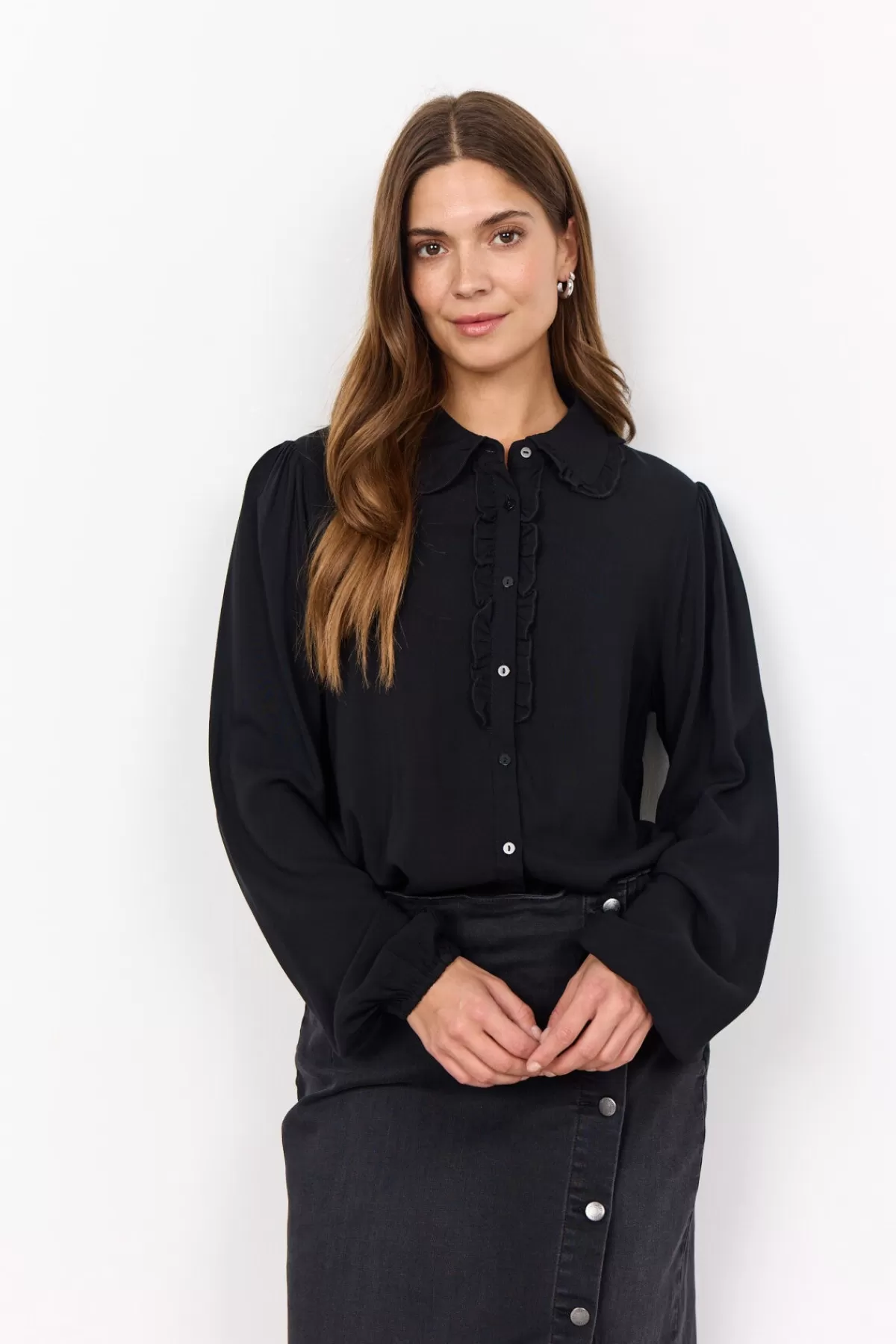 Soyaconcept Blouses And Shirts-SC-RADIA 204 Shirt Black