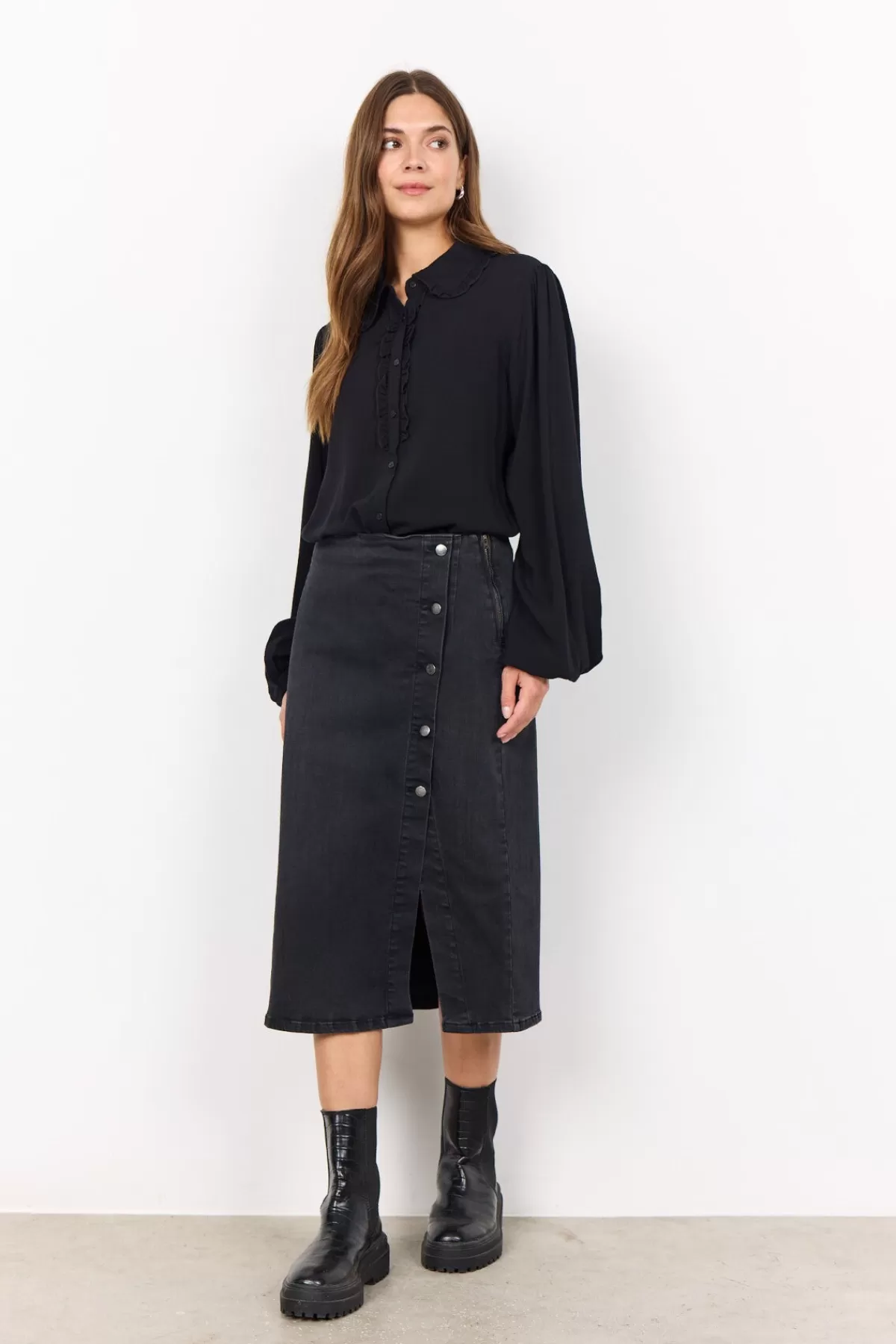 Soyaconcept Blouses And Shirts-SC-RADIA 204 Shirt Black
