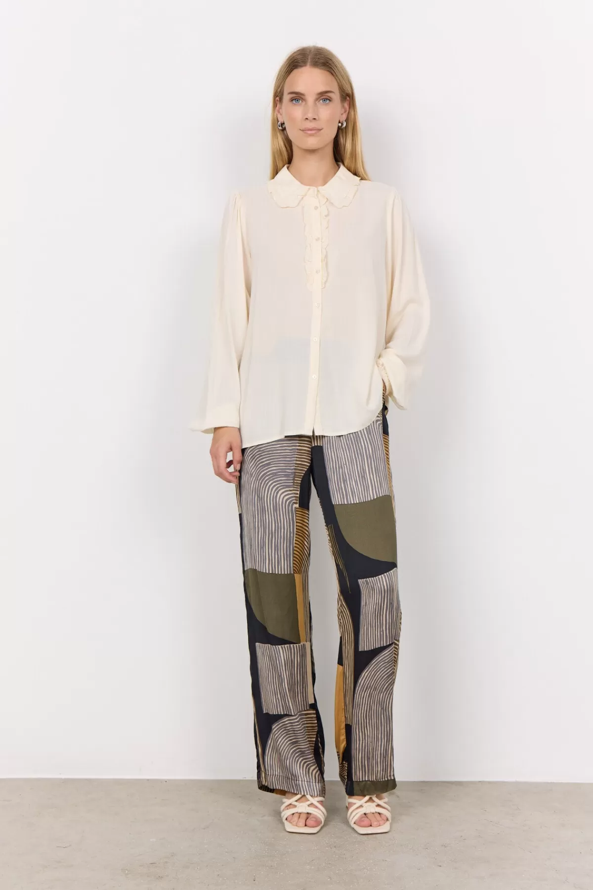 Soyaconcept Blouses And Shirts-SC-RADIA 204 Shirt Cream