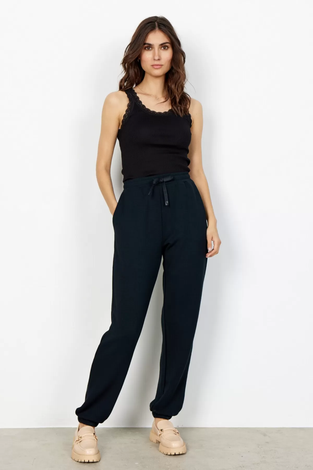 Soyaconcept T-Shirts And Tops-SC-SARONA 1 Top Black