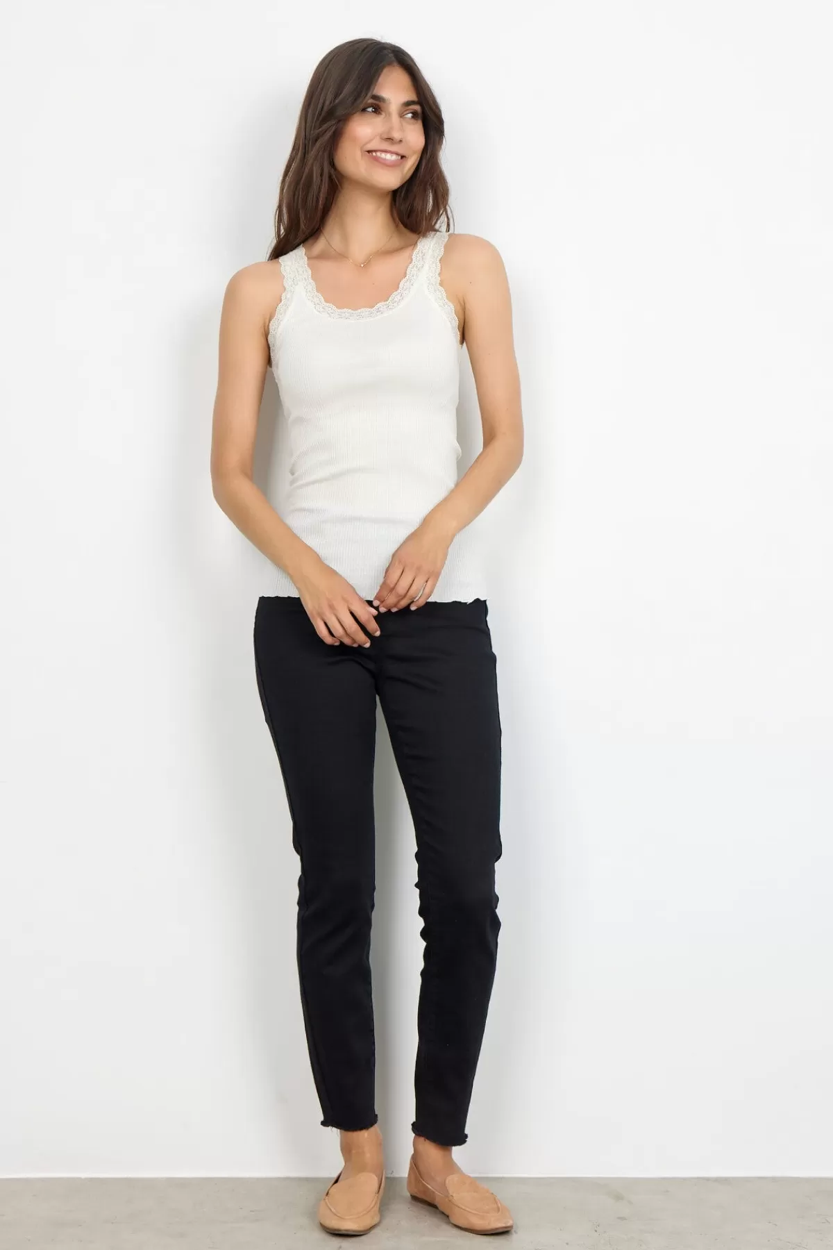Soyaconcept T-Shirts And Tops-SC-SARONA 1 Top Off white