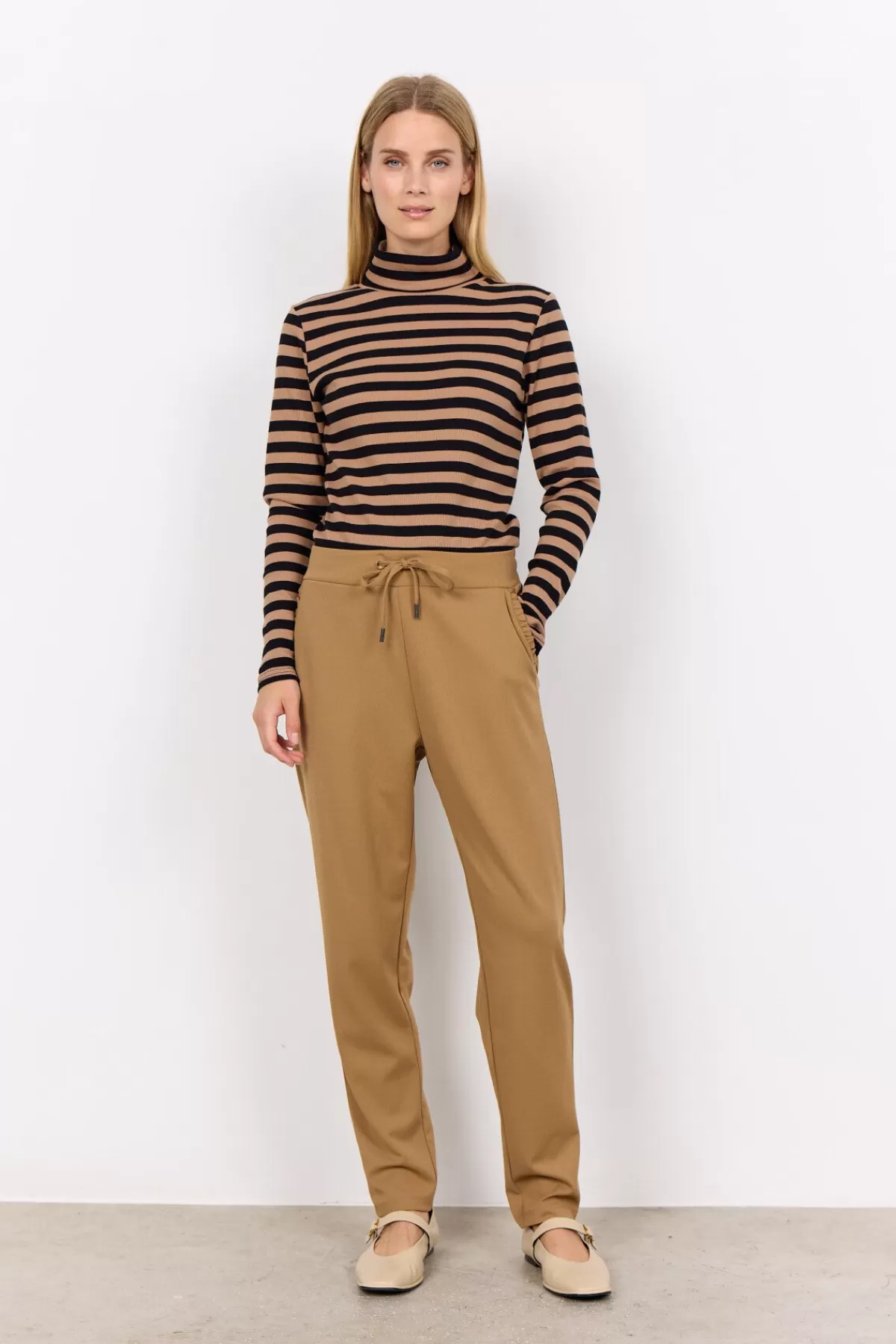 Soyaconcept Pants-SC-SIHAM 1 Pants Camel
