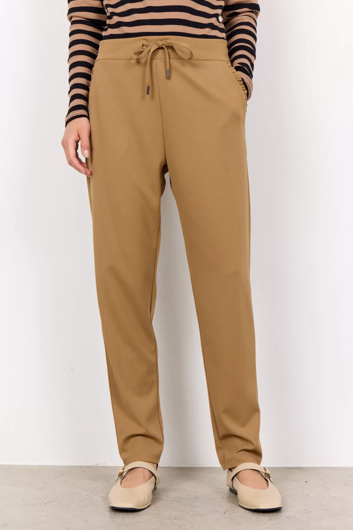 Soyaconcept Pants-SC-SIHAM 1 Pants Camel