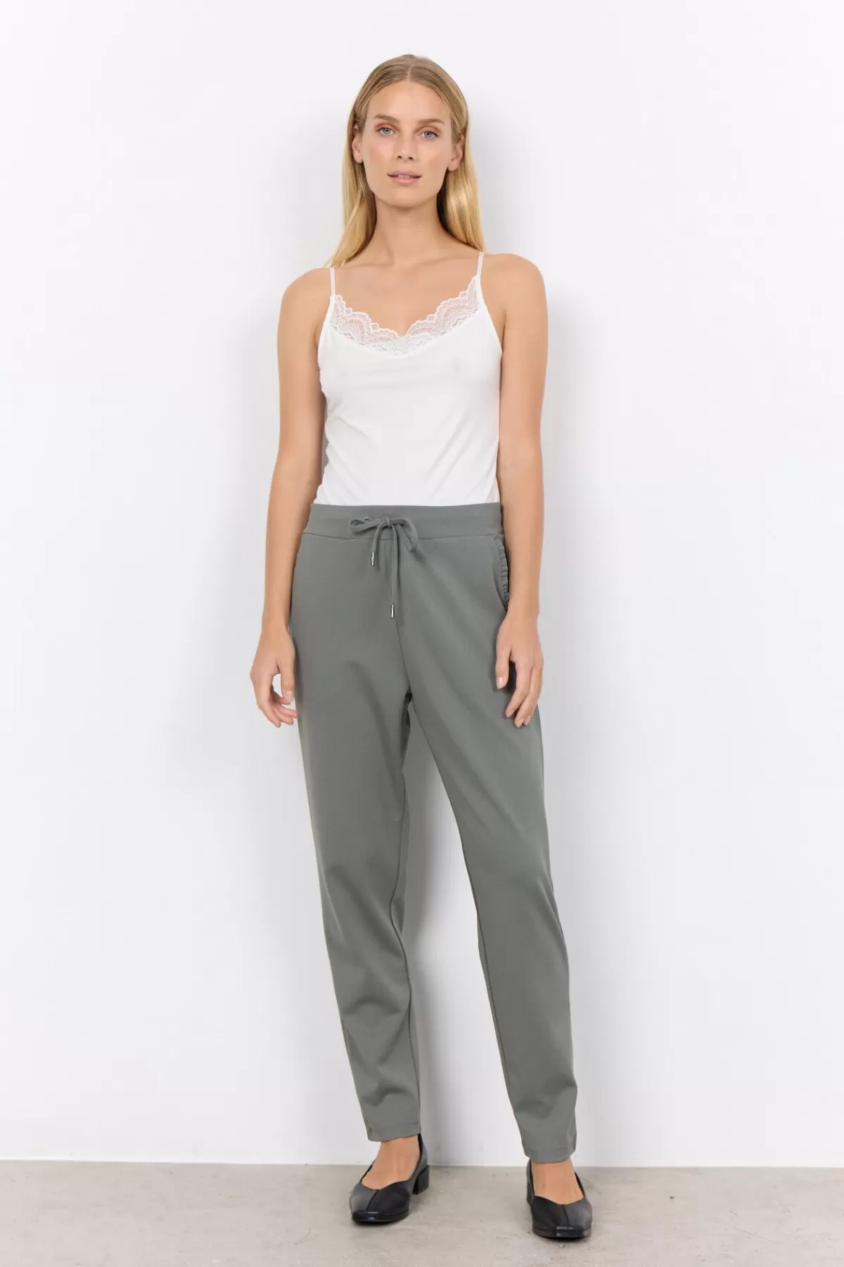 Soyaconcept Pants-SC-SIHAM 1 Pants Dusty green