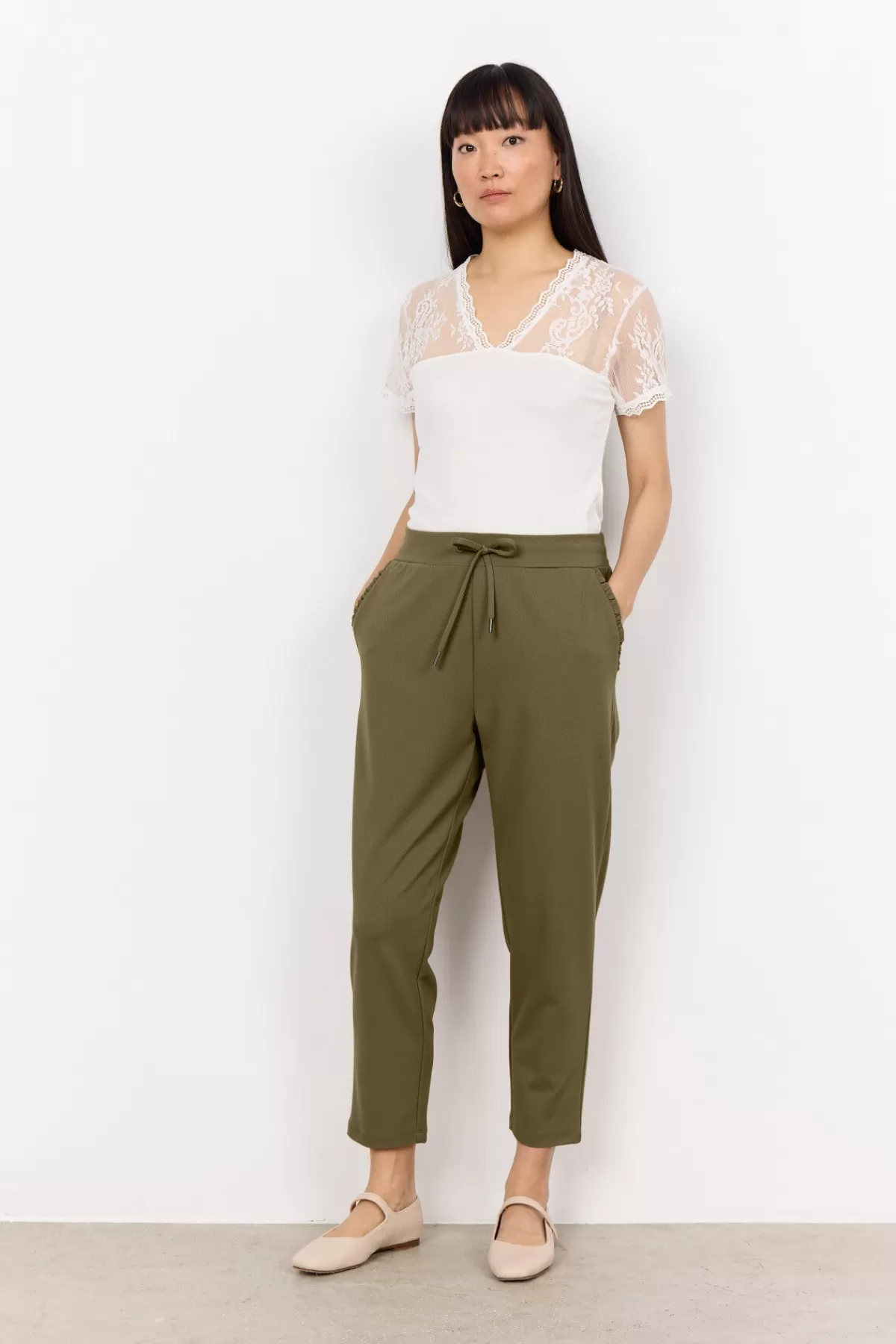 Soyaconcept Pants-SC-SIHAM 2 Pants Olive
