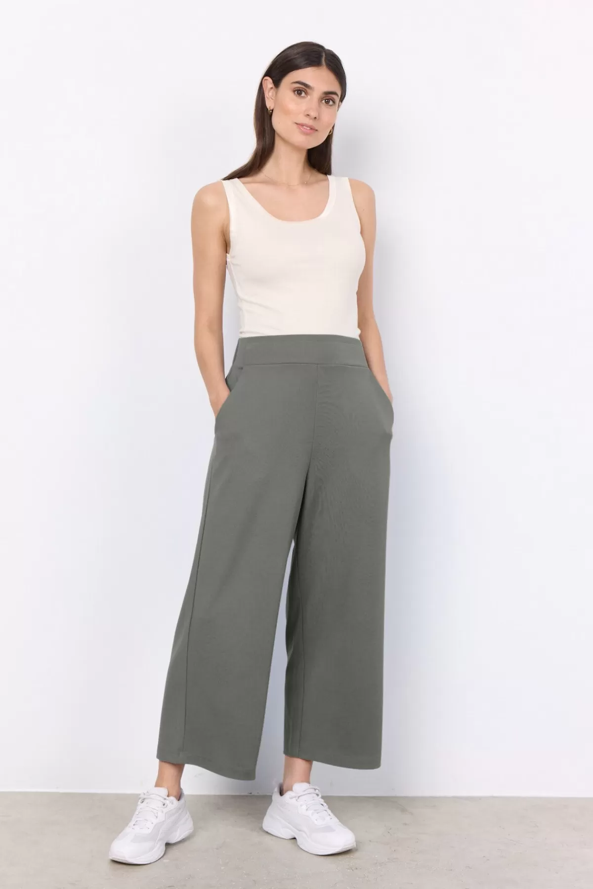 Soyaconcept Pants-SC-SIHAM 36 Pants Dusty green