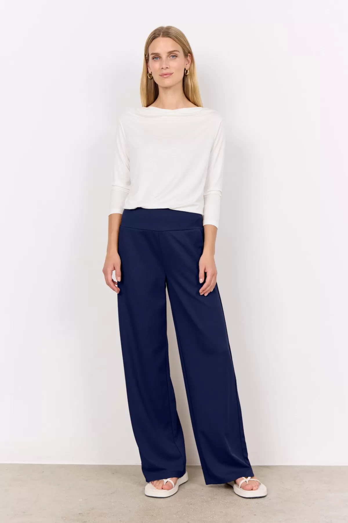 Soyaconcept Pants-SC-SIHAM 48 Pants Dark blue