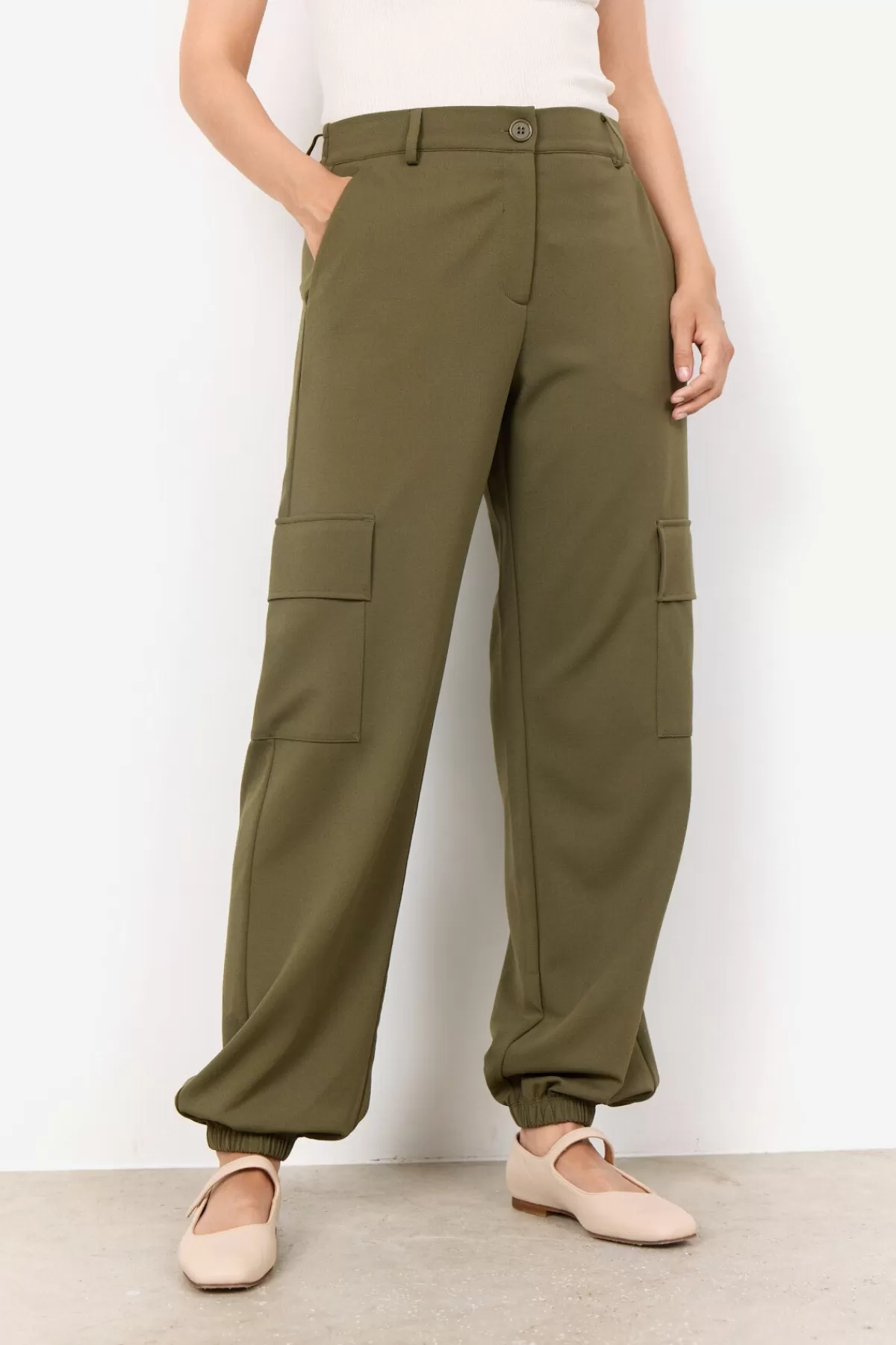 Soyaconcept Pants-SC-SIHAM 72 Pants Olive