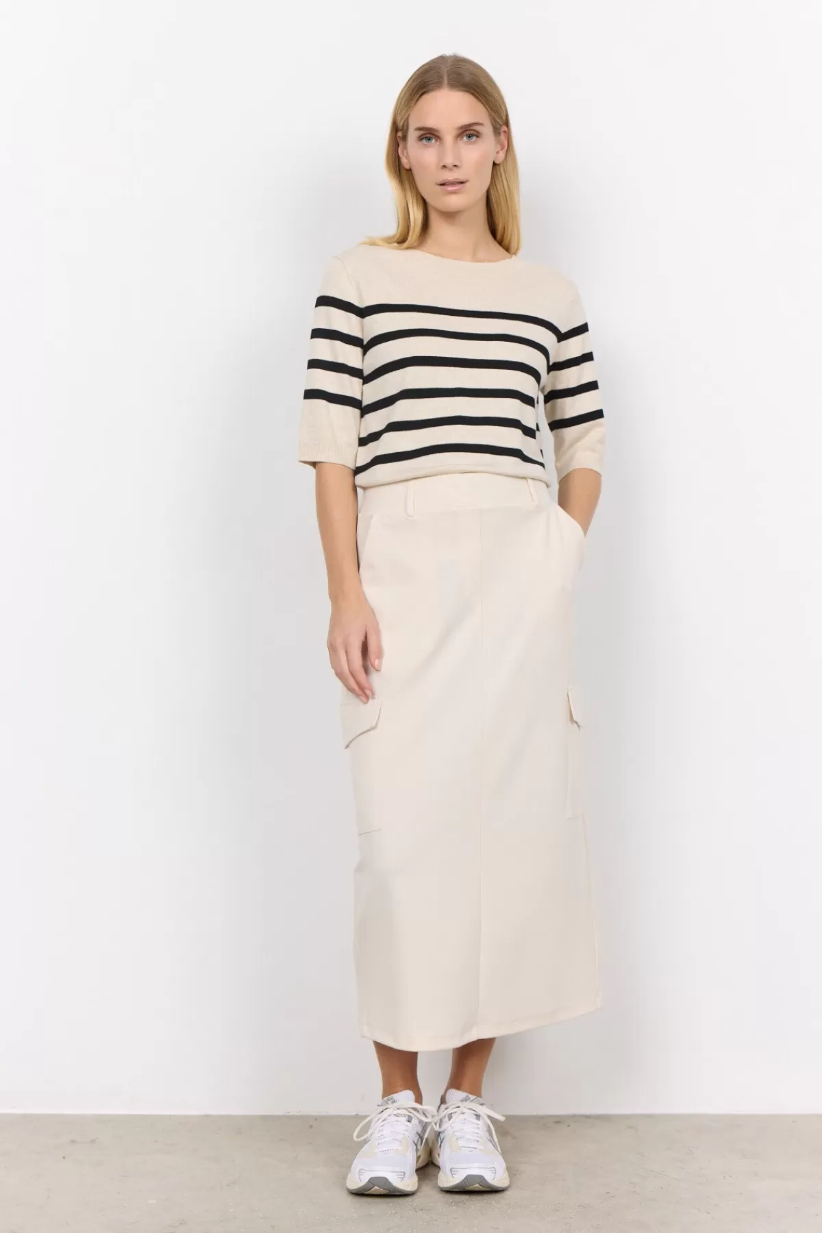 Soyaconcept Skirts-SC-SIHAM 75 Skirt Cream