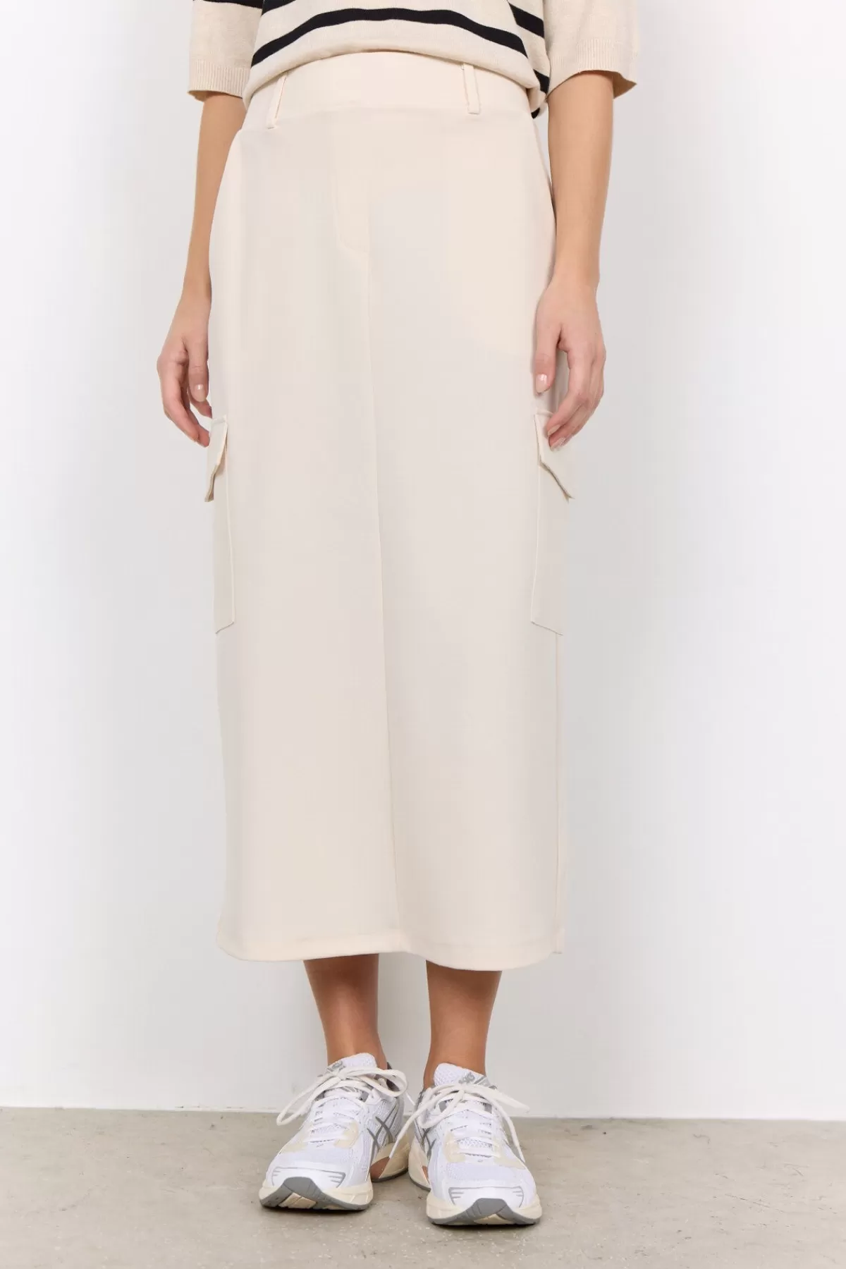 Soyaconcept Skirts-SC-SIHAM 75 Skirt Cream