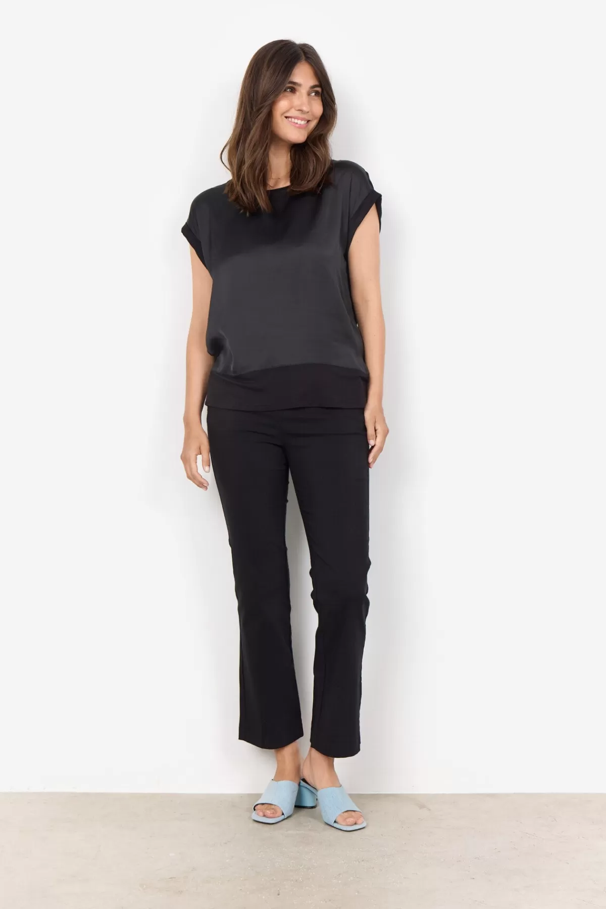 Soyaconcept T-Shirts And Tops-SC-THILDE 6 T-shirt Black