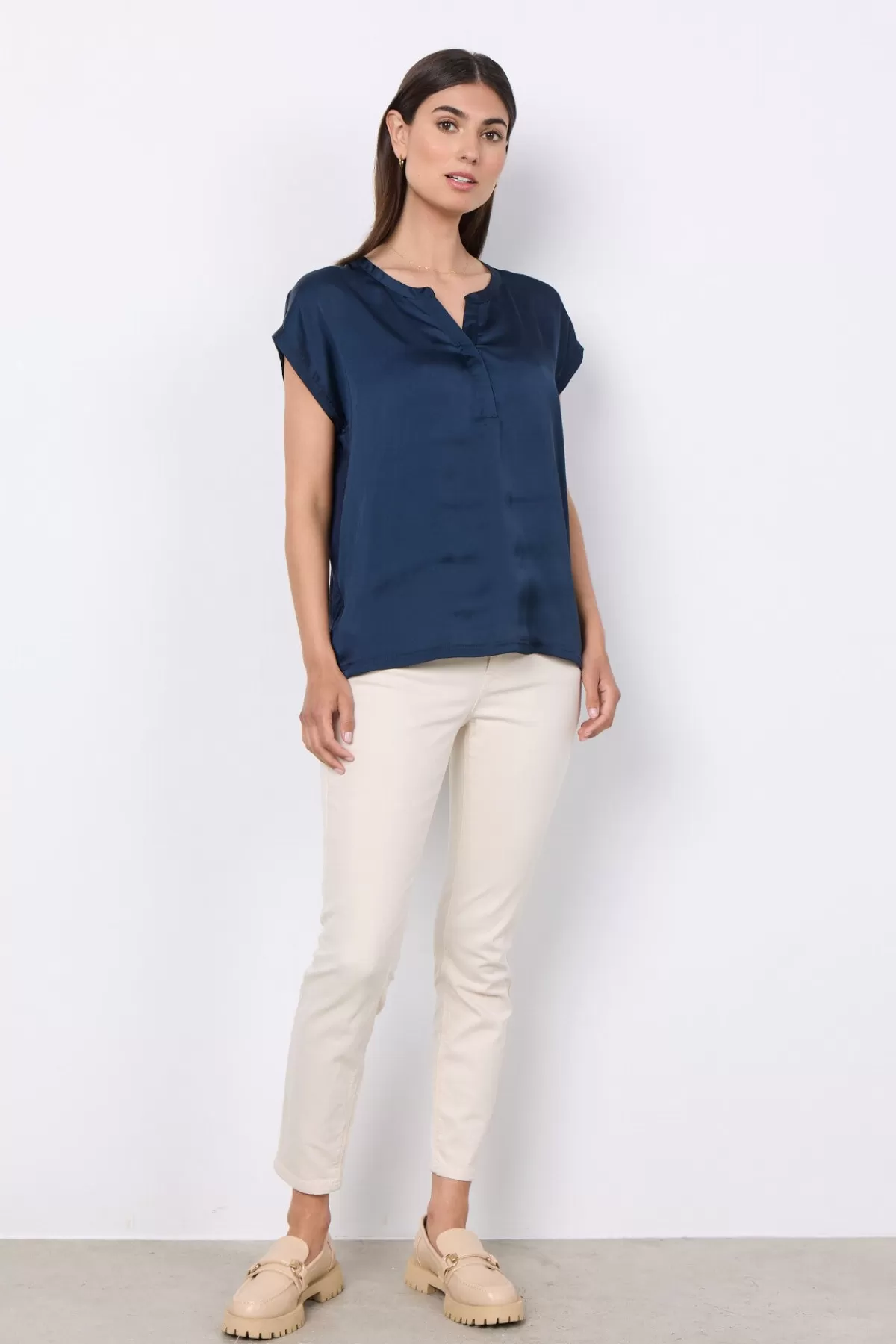 Soyaconcept Blouses And Shirts-SC-THILDE 6 T-shirt Navy