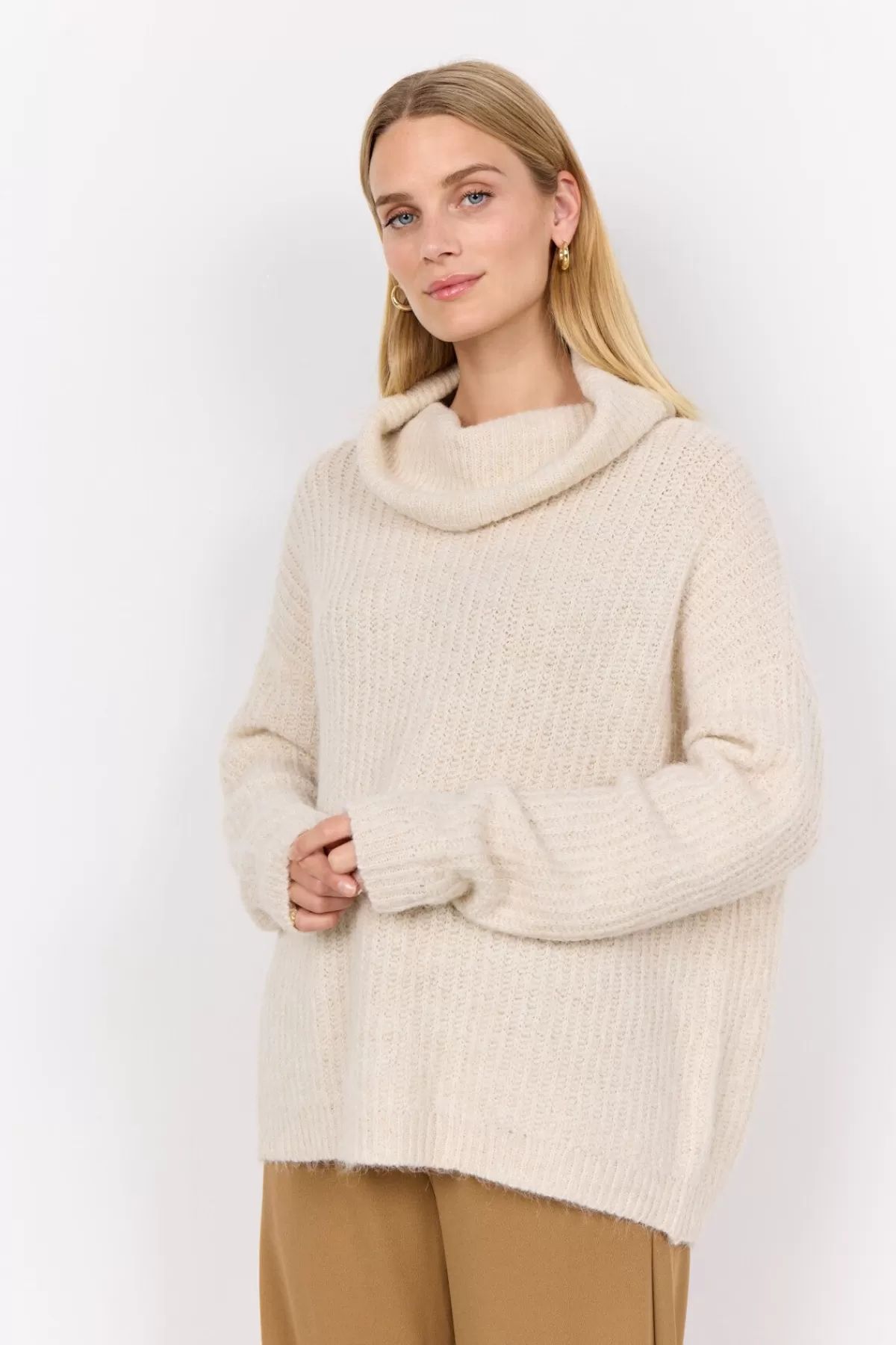 Soyaconcept Knitwear-SC-TORINO 2 Pullover Cream
