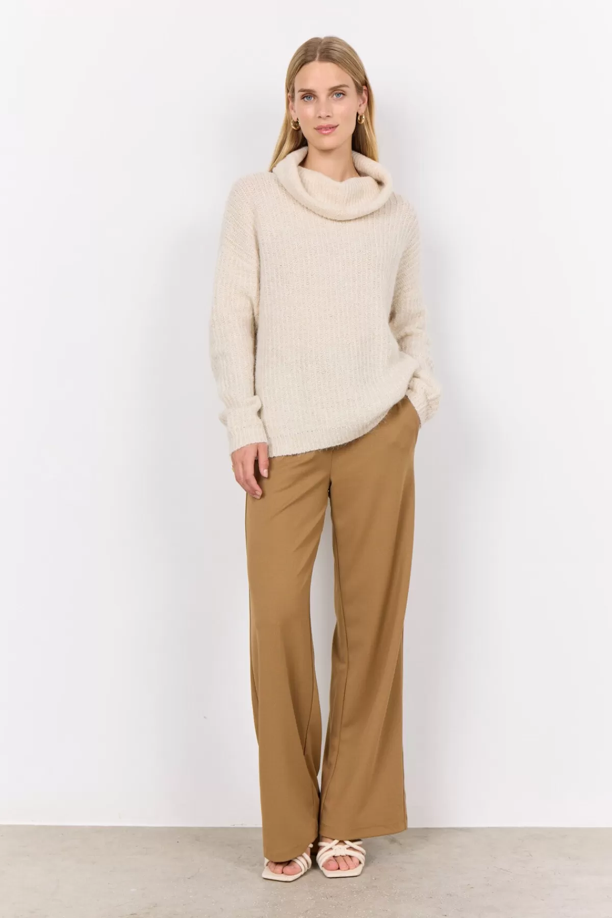 Soyaconcept Knitwear-SC-TORINO 2 Pullover Cream