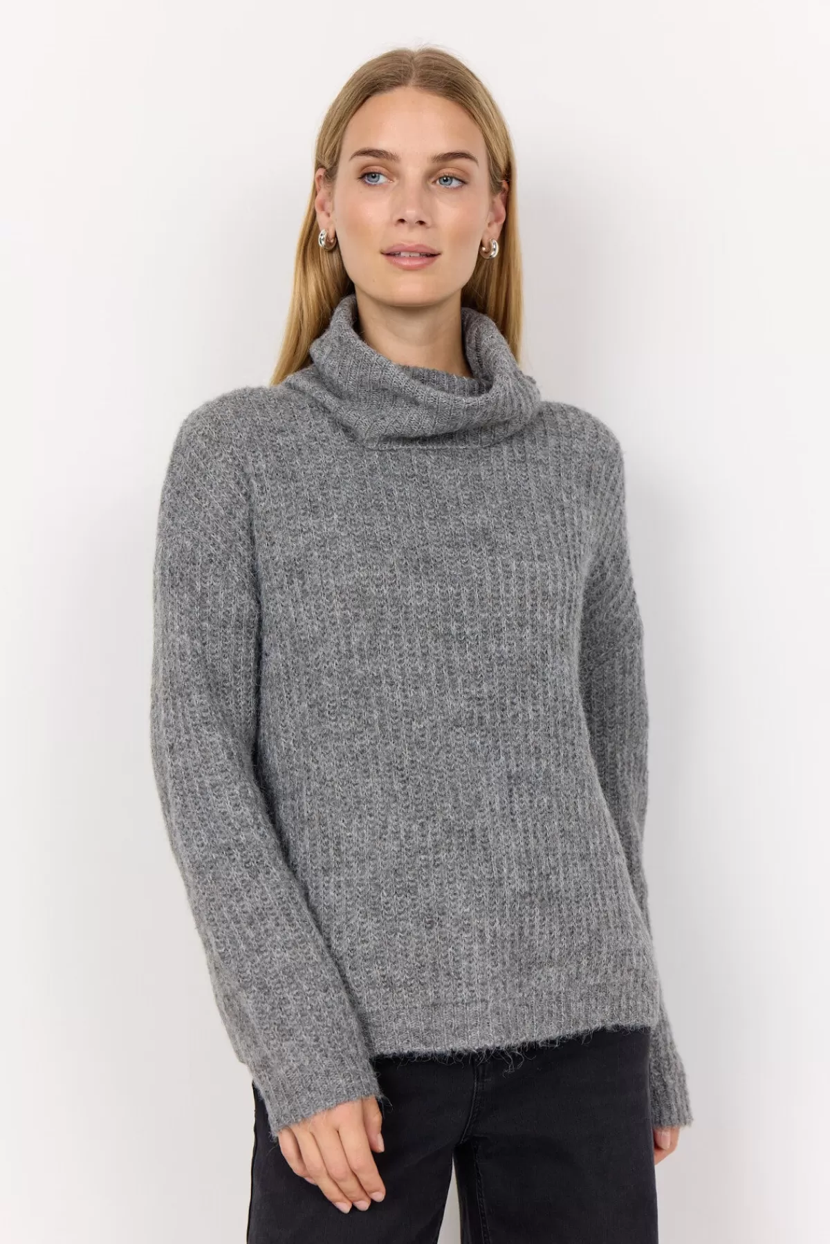 Soyaconcept Knitwear-SC-TORINO 2 Pullover Grey