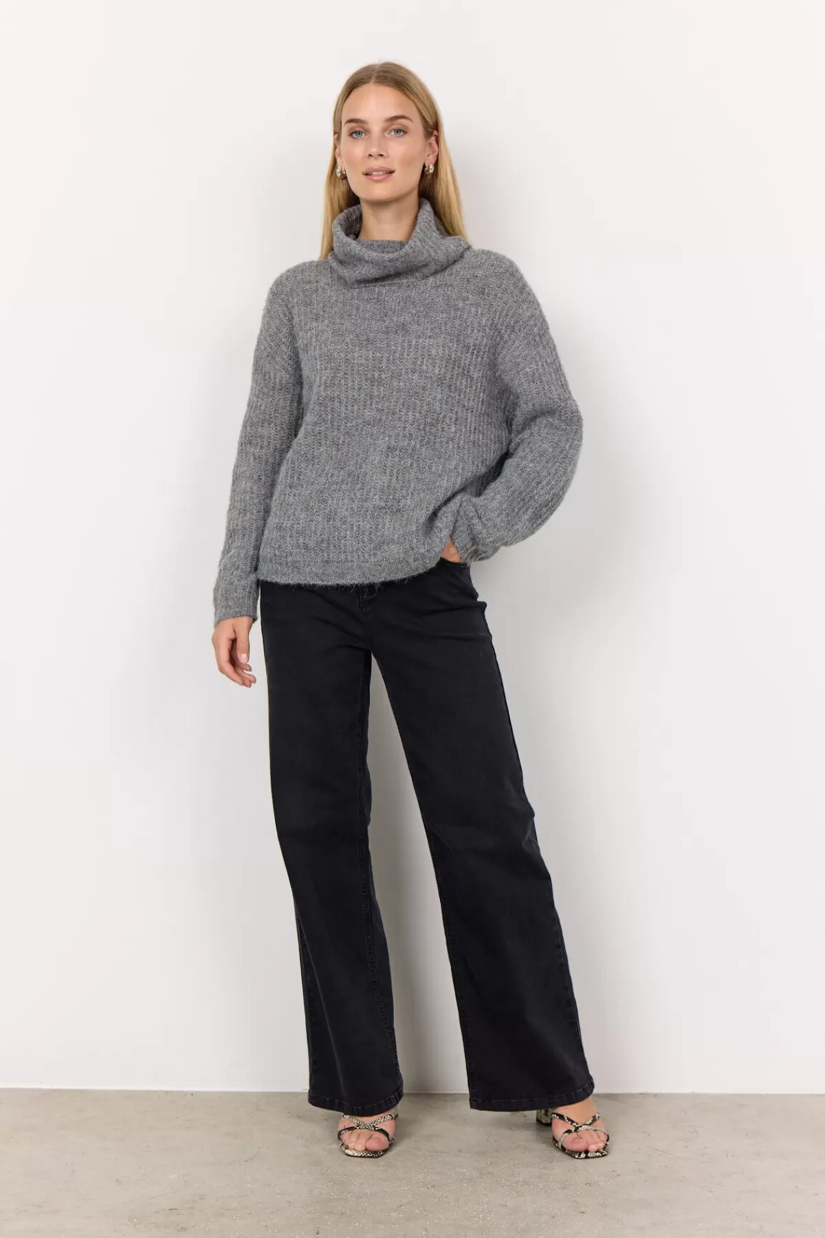 Soyaconcept Knitwear-SC-TORINO 2 Pullover Grey