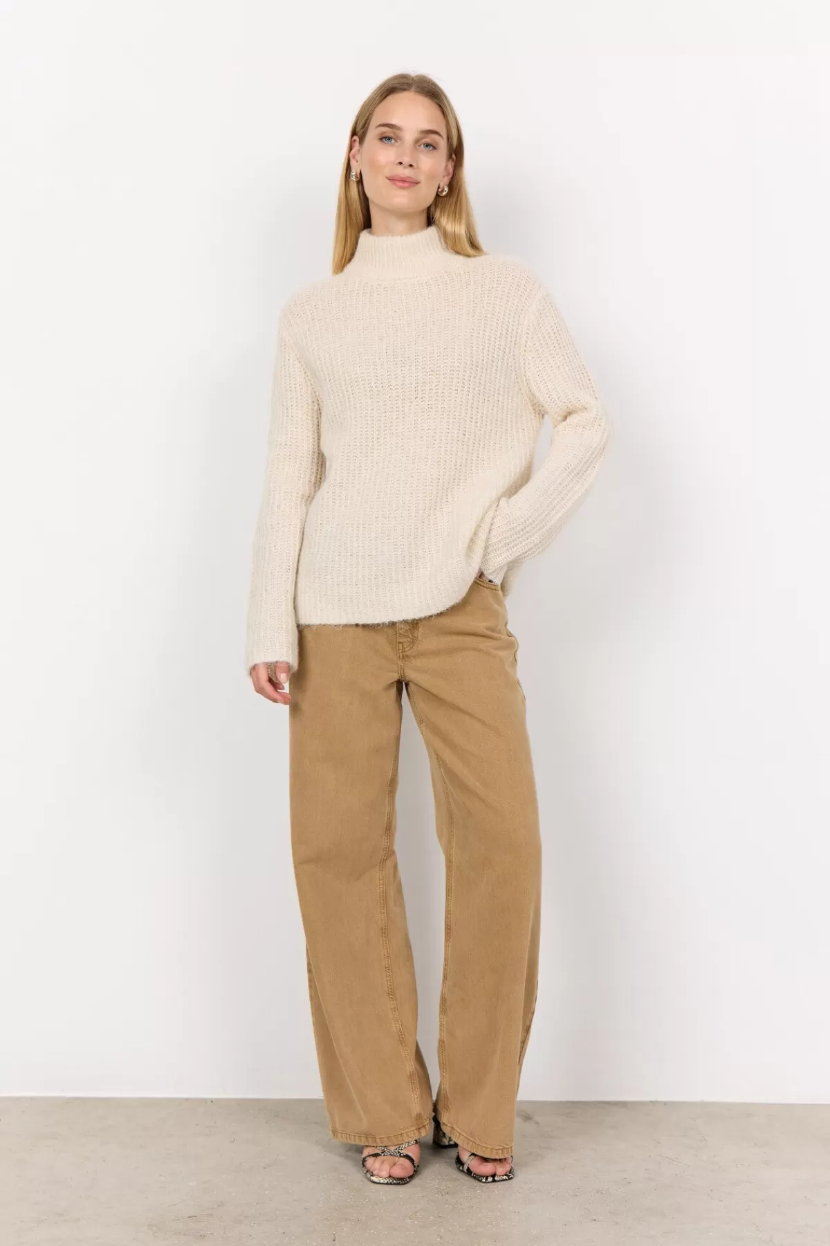 Soyaconcept Knitwear-SC-TORINO 8 Pullover Cream